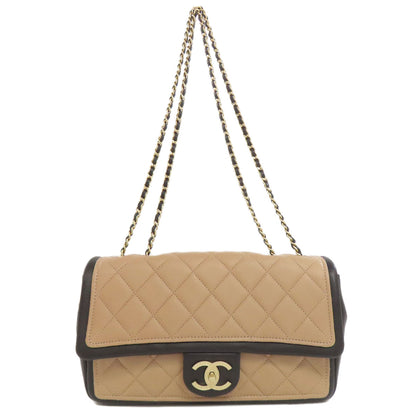 CHANEL ChainShoulder Matelasse GoldHardware Shoulder Bag Calf Ladies [Used]