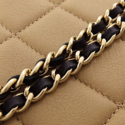 CHANEL ChainShoulder Matelasse GoldHardware Shoulder Bag Calf Ladies [Used]