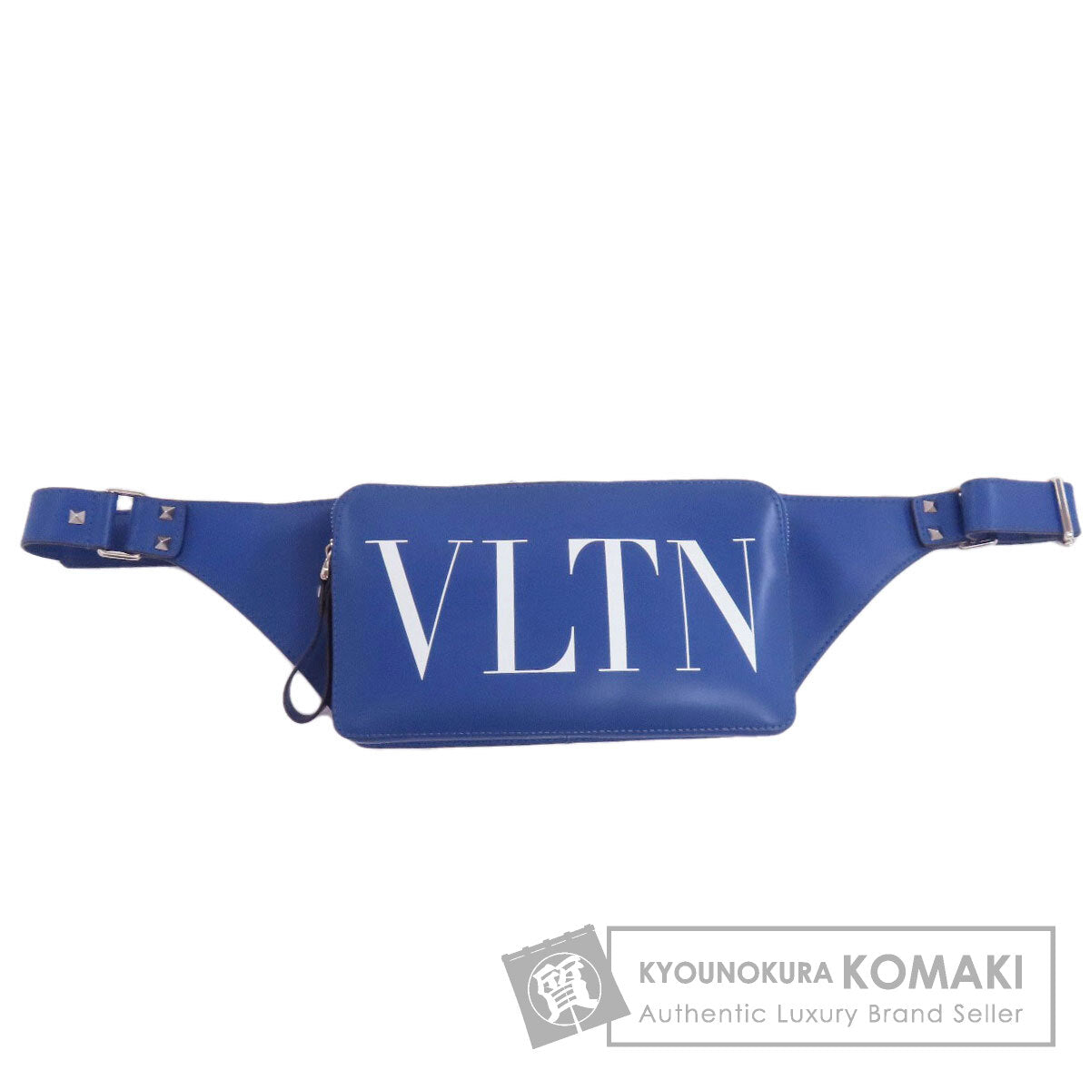 VALENTINO logo body bag Leather Ladies [Used]