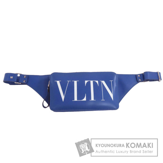 VALENTINO logo body bag Leather Ladies [Used]
