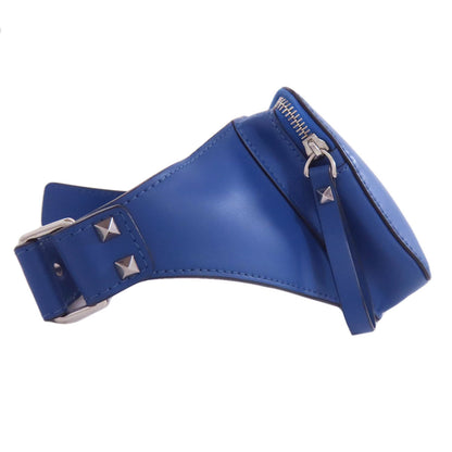 VALENTINO logo body bag Leather Ladies [Used]