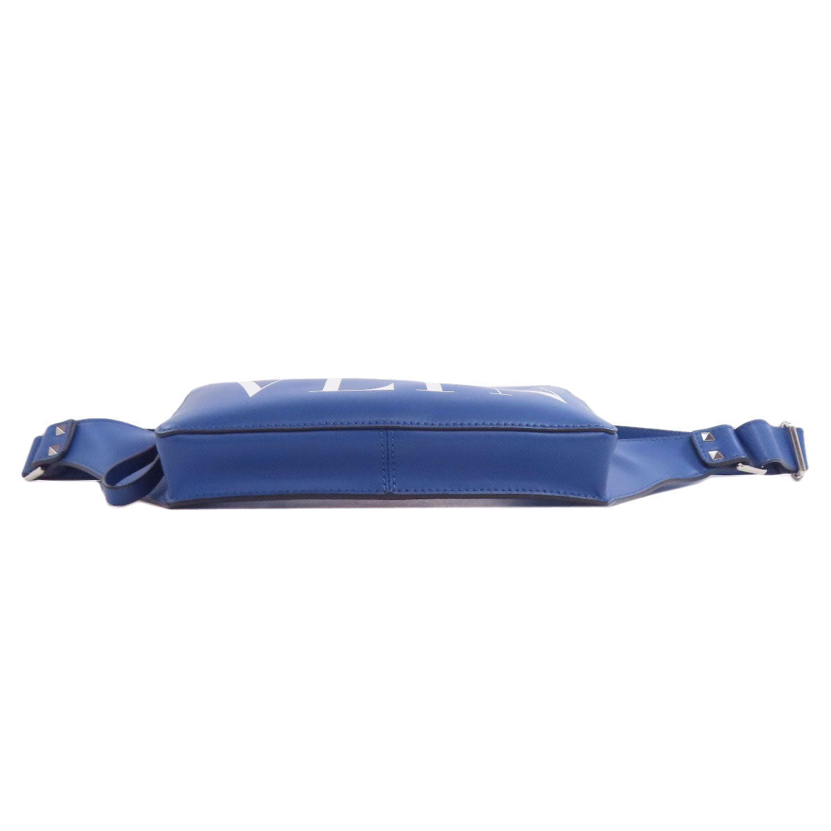 VALENTINO logo body bag Leather Ladies [Used]