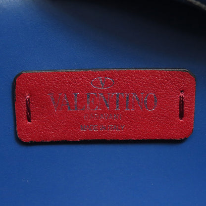 VALENTINO logo body bag Leather Ladies [Used]