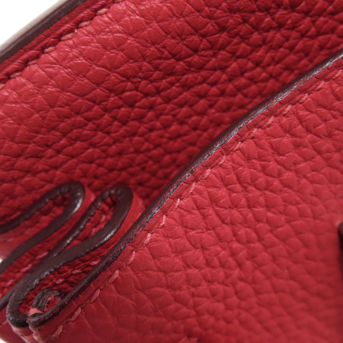 HERMES Birkin 25 Rose Jaipur Silver Hardware Handbag Taurillon Clemence Ladies [Used]