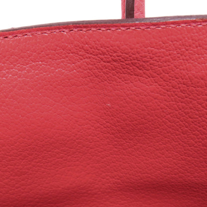 HERMES Birkin 25 Rose Jaipur Silver Hardware Handbag Taurillon Clemence Ladies [Used]