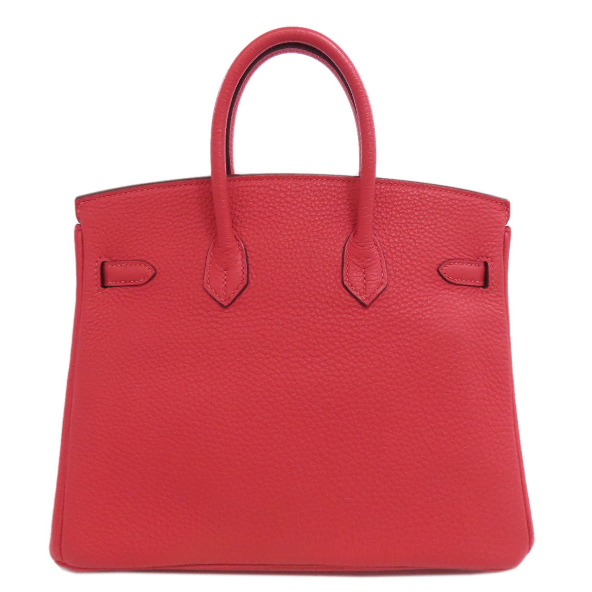 HERMES Birkin 25 Rose Jaipur Silver Hardware Handbag Taurillon Clemence Ladies [Used]