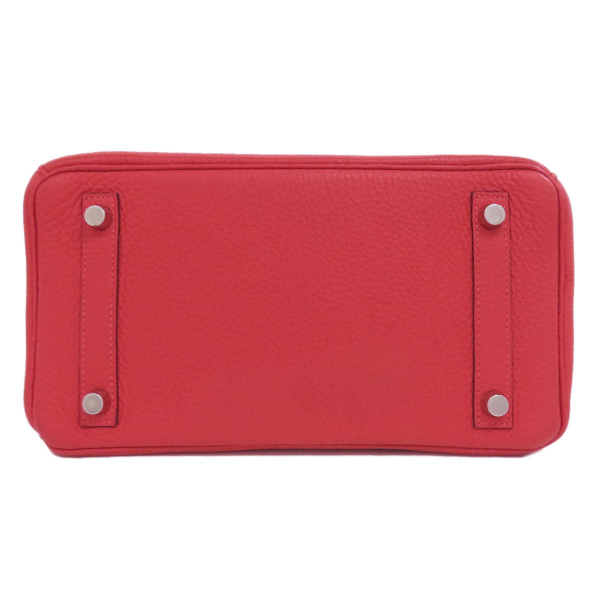 HERMES Birkin 25 Rose Jaipur Silver Hardware Handbag Taurillon Clemence Ladies [Used]