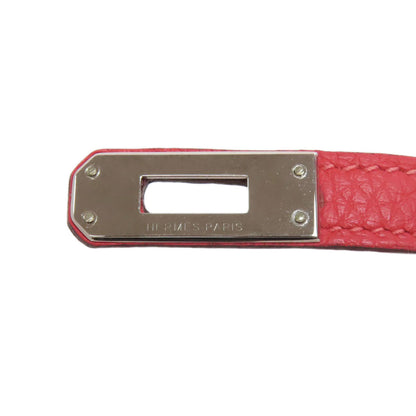 HERMES Birkin 25 Rose Jaipur Silver Hardware Handbag Taurillon Clemence Ladies [Used]