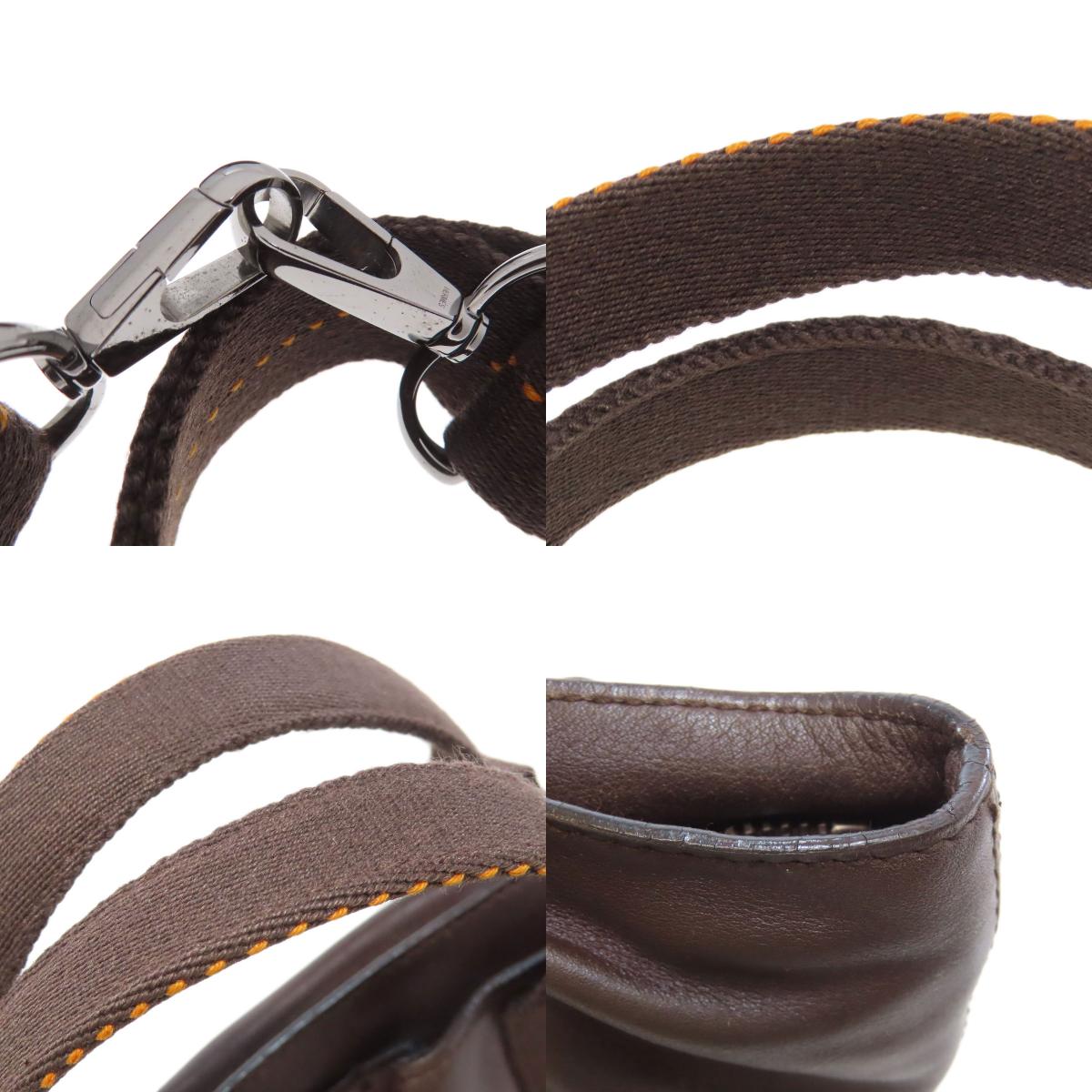 HERMES Caravan Horizontal PM Handbag Calf Ladies [Used]