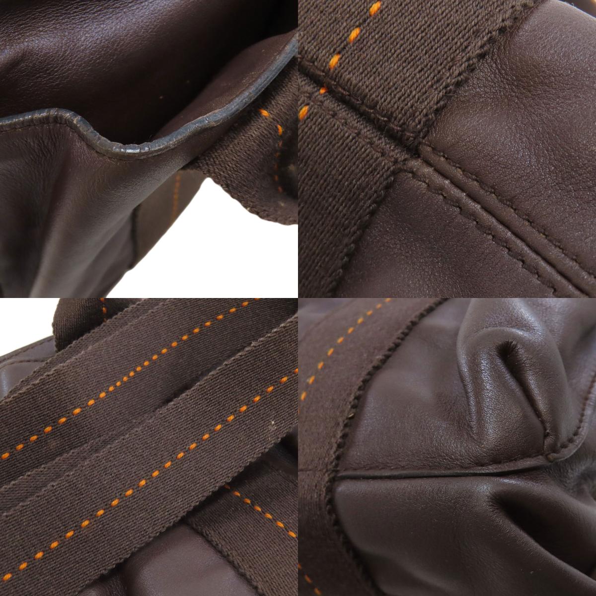 HERMES Caravan Horizontal PM Handbag Calf Ladies [Used]