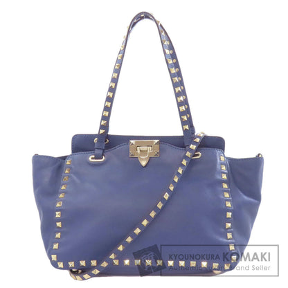 VALENTINO Studs 2WAY Tote Bag Leather Ladies [Used]