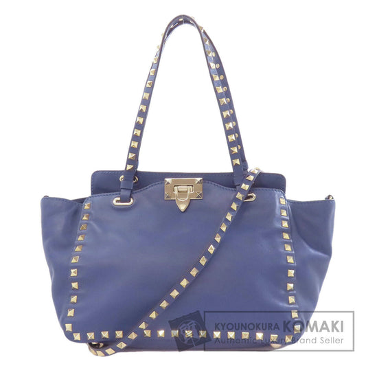 VALENTINO Studs 2WAY Tote Bag Leather Ladies [Used]