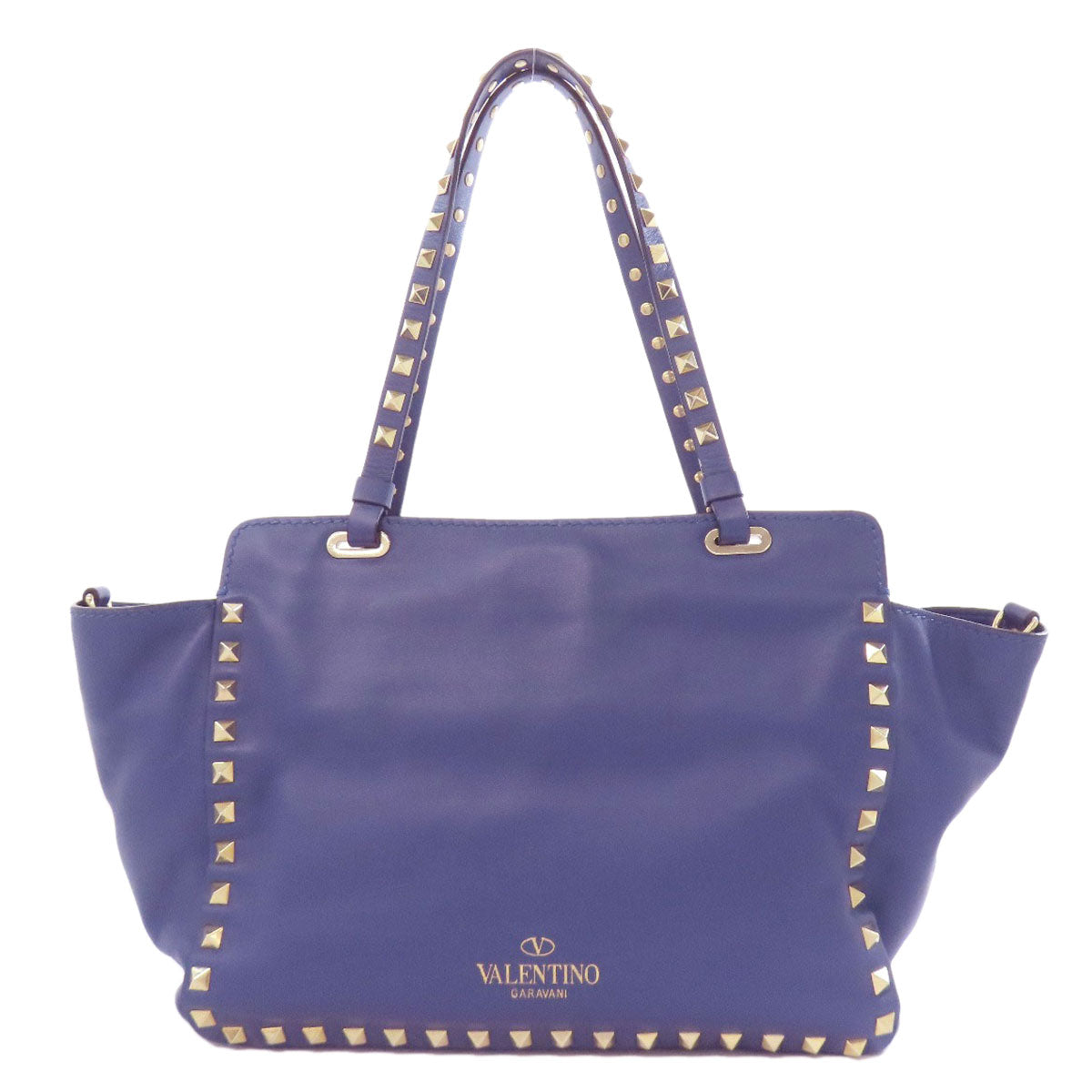 VALENTINO Studs 2WAY Tote Bag Leather Ladies [Used]