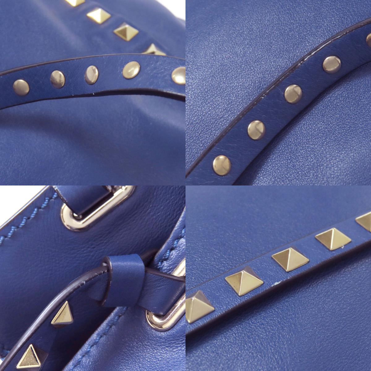 VALENTINO Studs 2WAY Tote Bag Leather Ladies [Used]