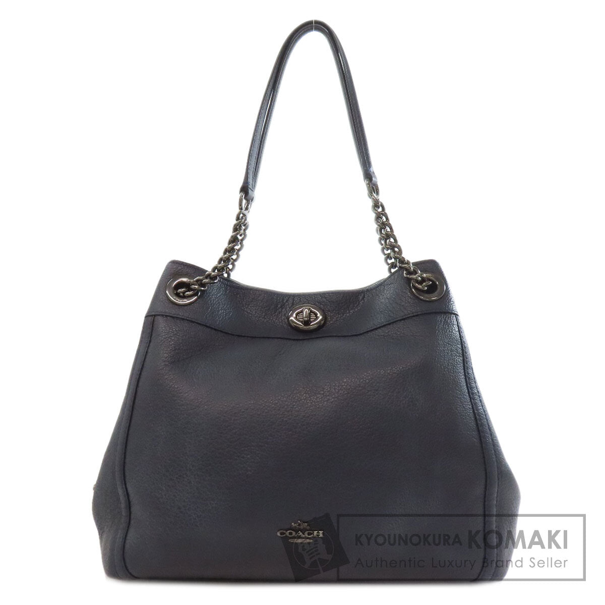 COACH 36855 logo Handbag Leather Ladies [Used]