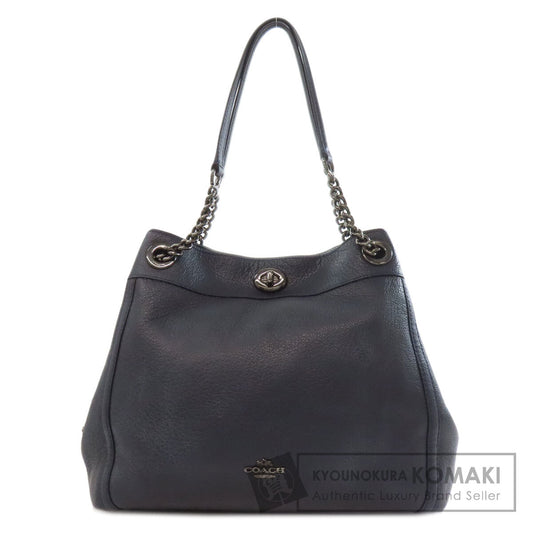 COACH 36855 logo Handbag Leather Ladies [Used]