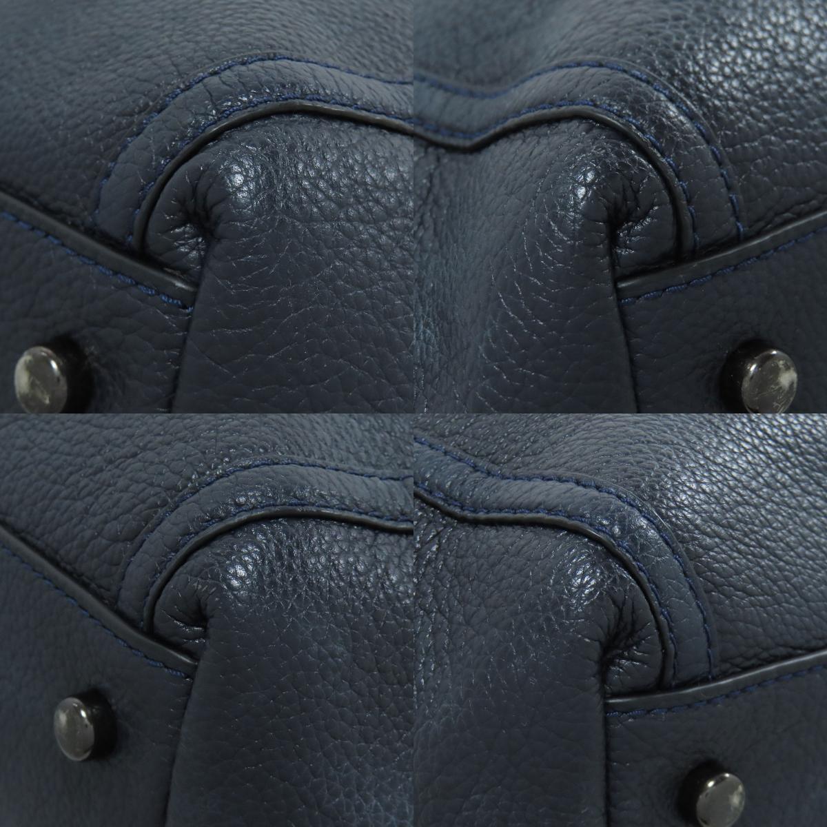 COACH 36855 logo Handbag Leather Ladies [Used]