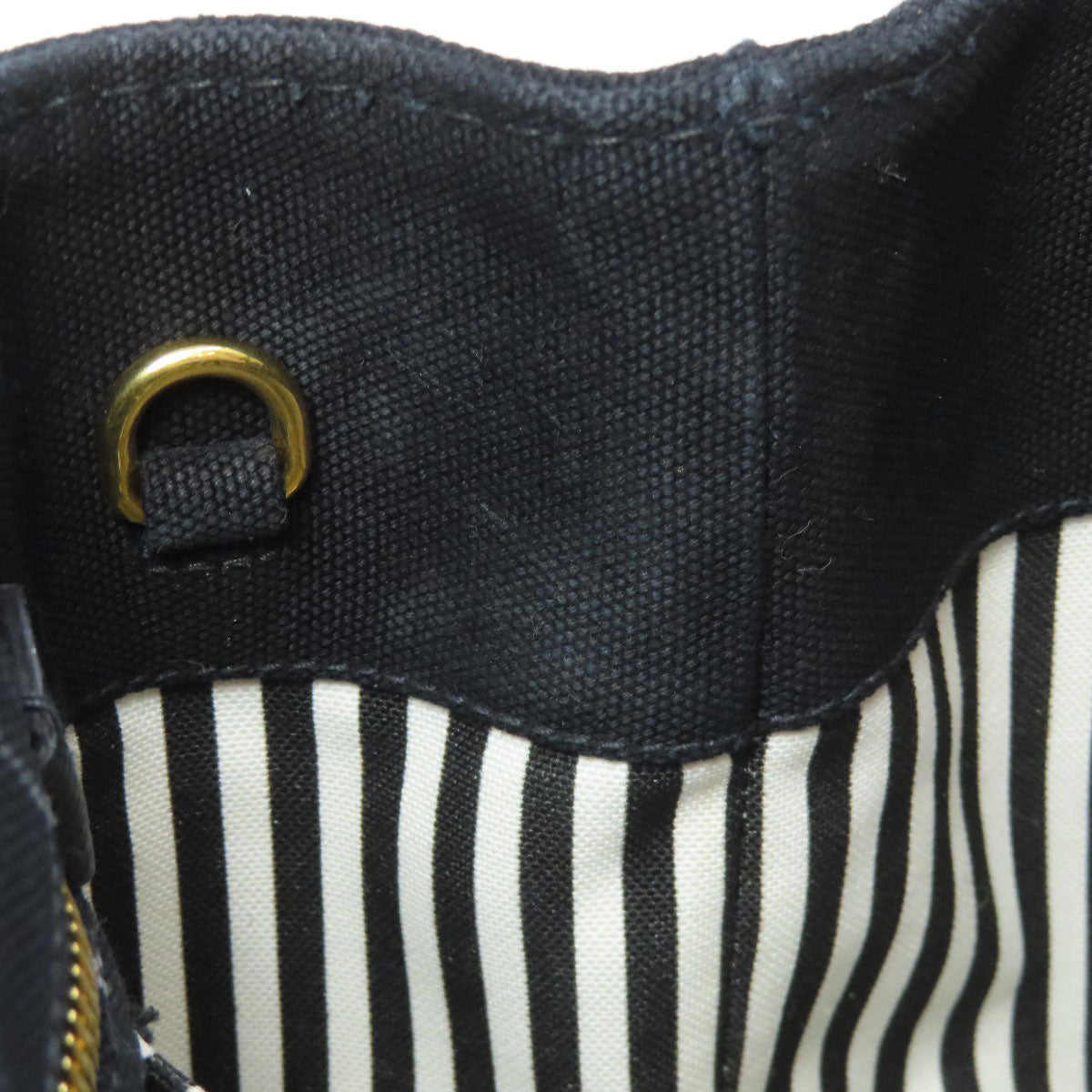 PRADA Canapa mini 2 WAY Handbag Canvas Ladies [Used]