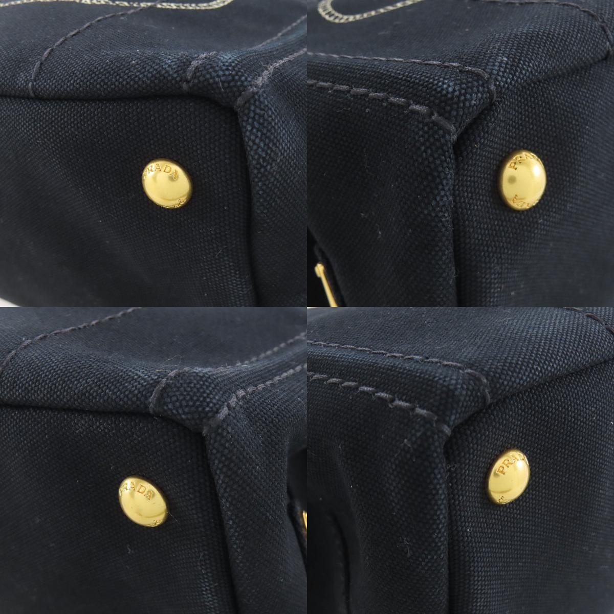 PRADA Canapa mini 2 WAY Handbag Canvas Ladies [Used]