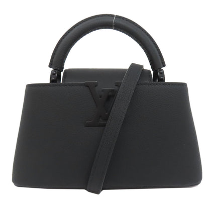 LOUIS VUITTON M23955 Capucines EW MINI Handbag Calf Ladies [Used]