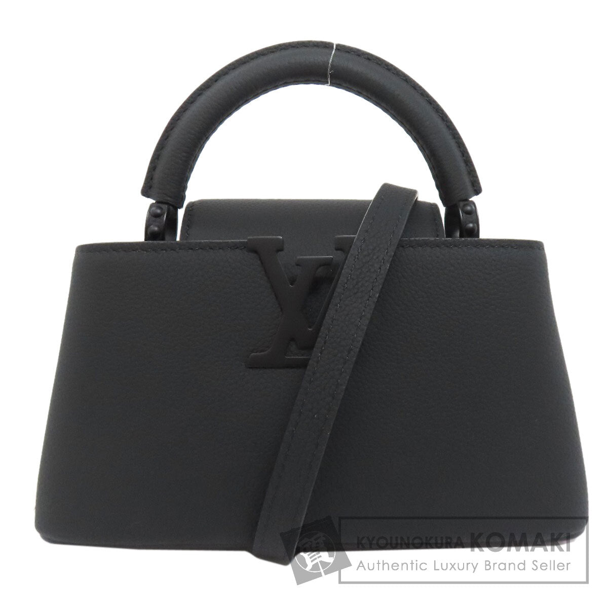 LOUIS VUITTON M23955 Capucines EW MINI Handbag Calf Ladies [Used]