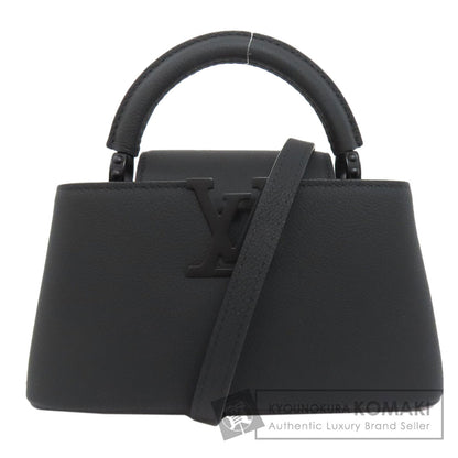 LOUIS VUITTON M23955 Capucines EW MINI Handbag Calf Ladies [Used]