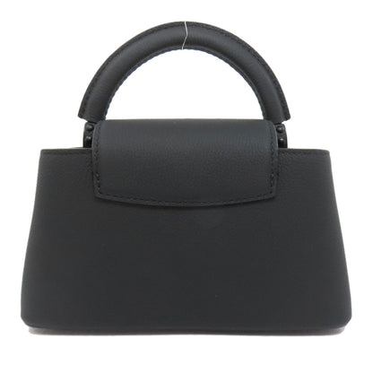 LOUIS VUITTON M23955 Capucines EW MINI Handbag Calf Ladies [Used]
