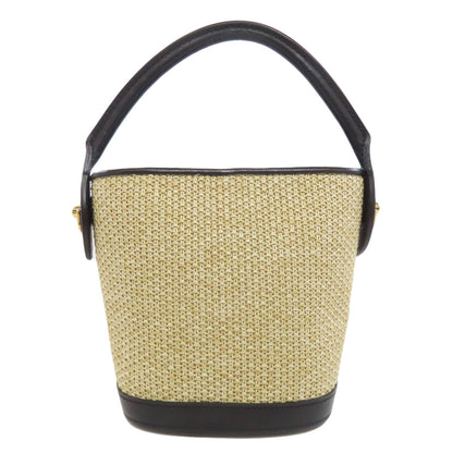 LOUIS VUITTON M59961 petit bucket Handbag Raffia Ladies [Used]