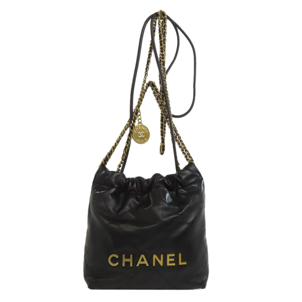 CHANEL Chanel 22 Gold Hardware Handbag Lambskin Ladies [Used]