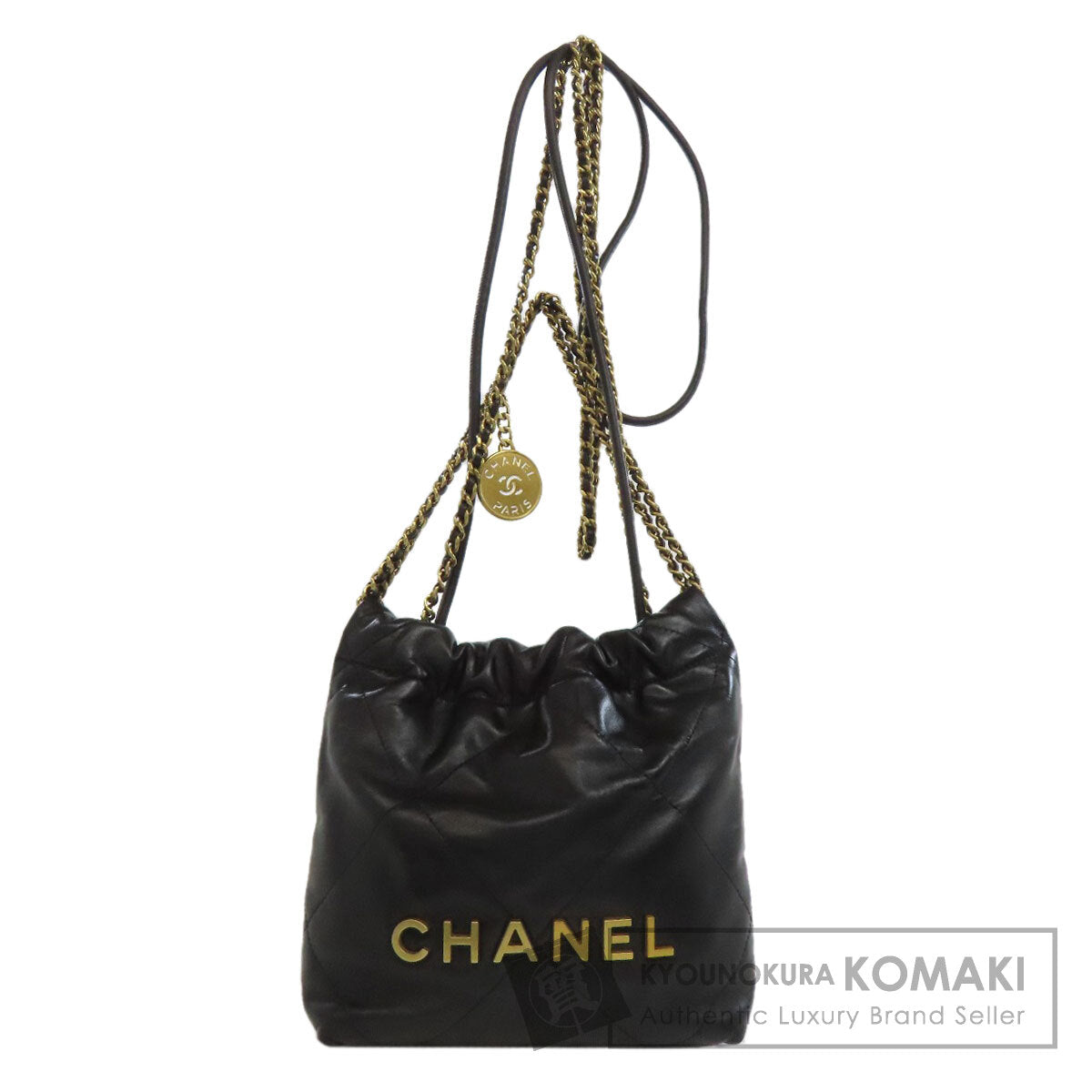 CHANEL Chanel 22 Gold Hardware Handbag Lambskin Ladies [Used]