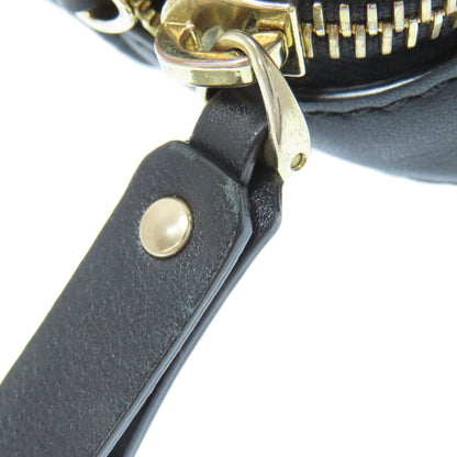 VALENTINO Studs ChainShoulder Shoulder Bag Leather Ladies [Used]