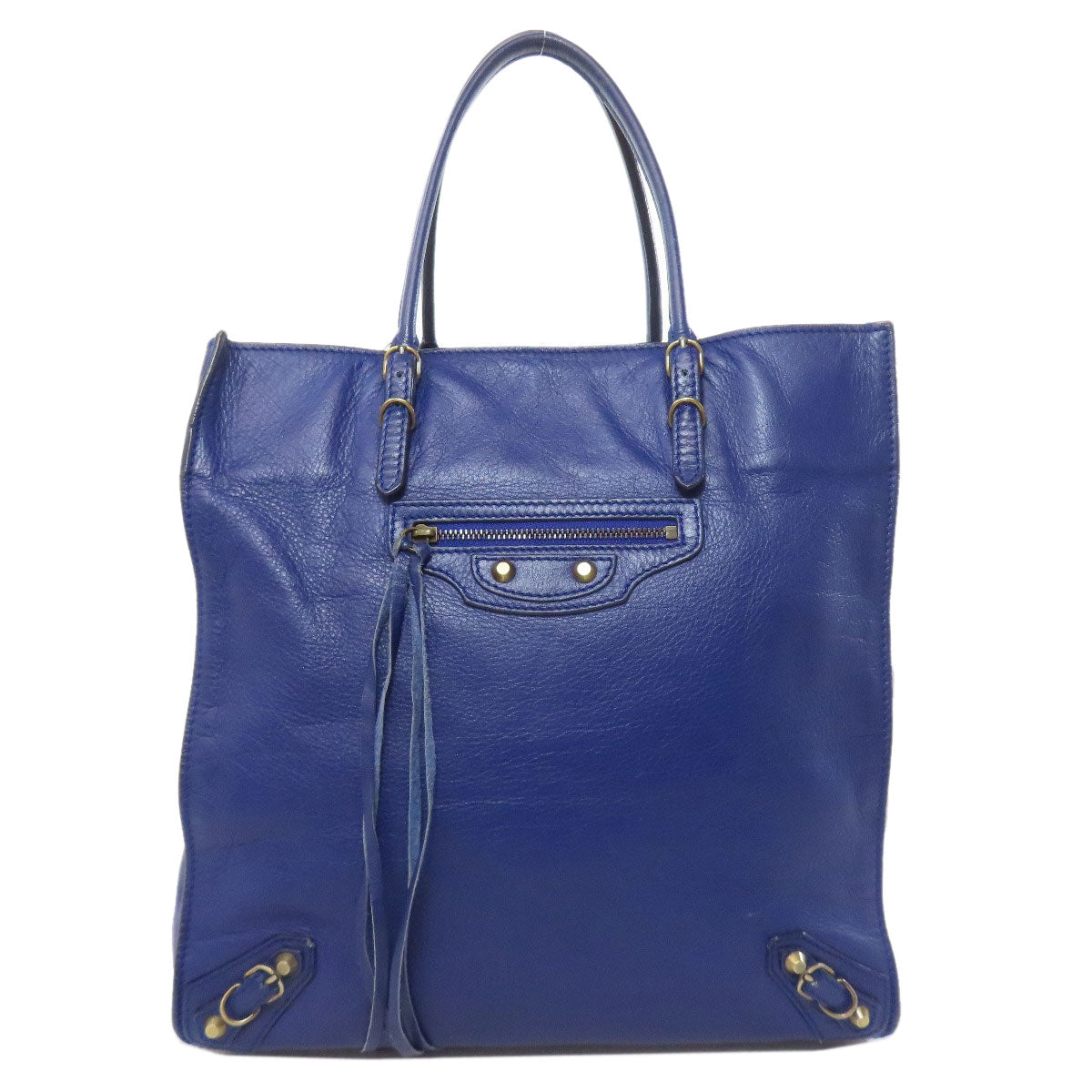 BALENCIAGA The paper Handbag Calf Ladies [Used]