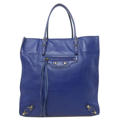 BALENCIAGA The paper Handbag Calf Ladies [Used]