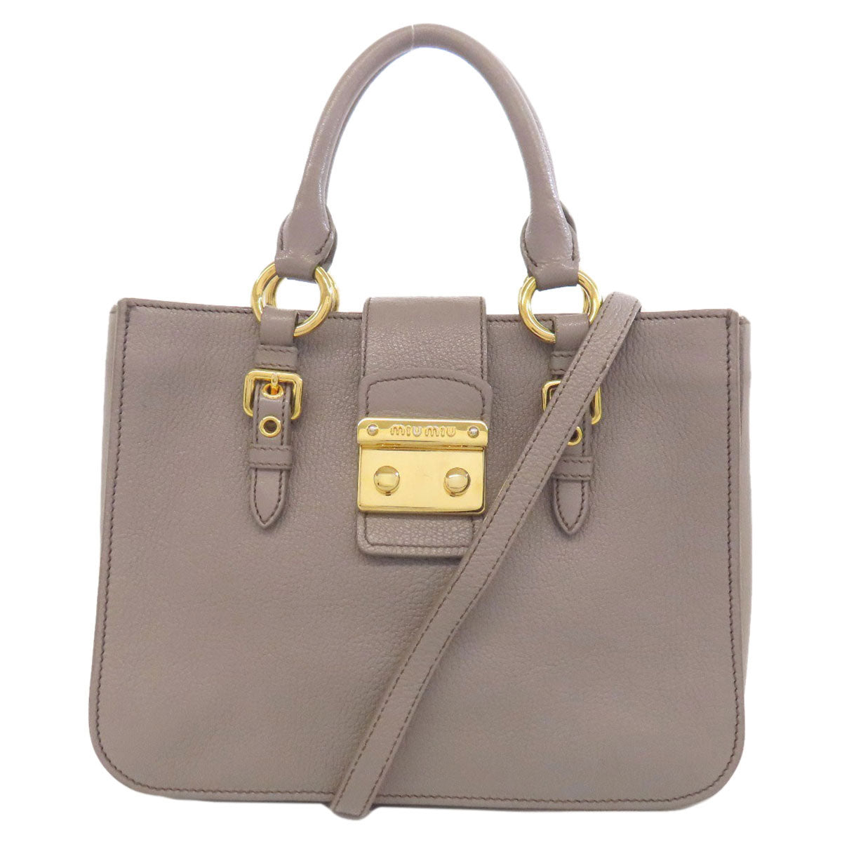 MIUMIU 2WAY Handbag Leather Ladies [Used]