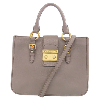 MIUMIU 2WAY Handbag Leather Ladies [Used]