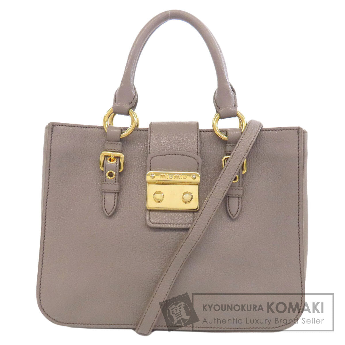 MIUMIU 2WAY Handbag Leather Ladies [Used]