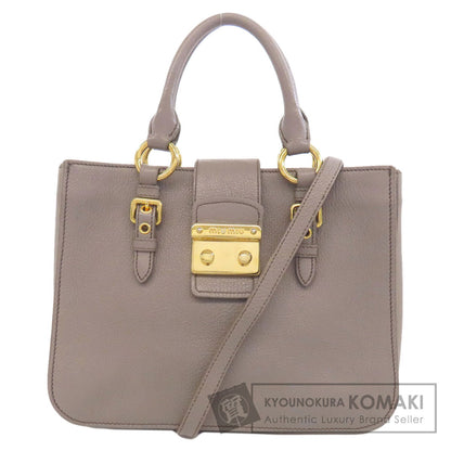 MIUMIU 2WAY Handbag Leather Ladies [Used]