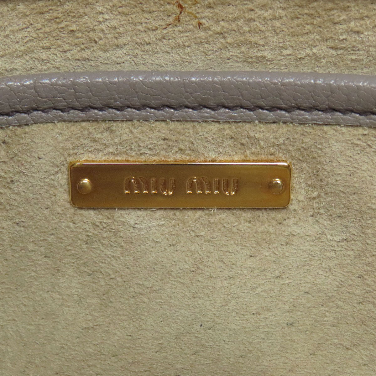 MIUMIU 2WAY Handbag Leather Ladies [Used]