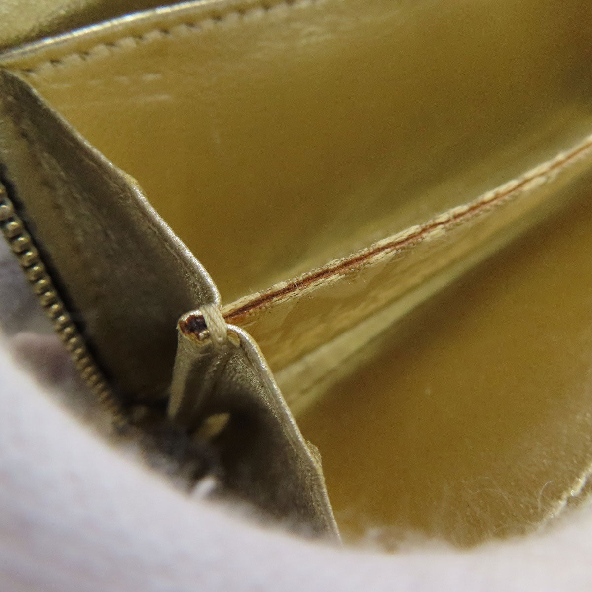 CHANEL COCO Mark Stitch GoldHardware coin purse Denim Ladies [Used]