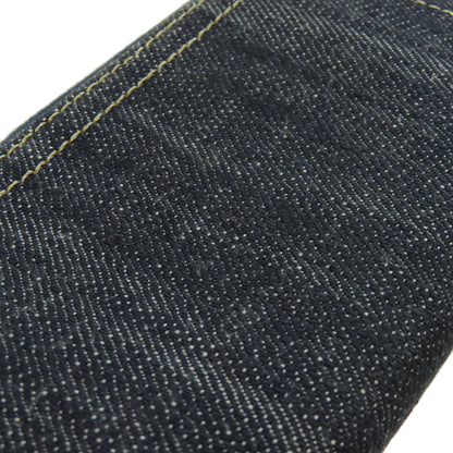 CHANEL COCO Mark Stitch GoldHardware coin purse Denim Ladies [Used]