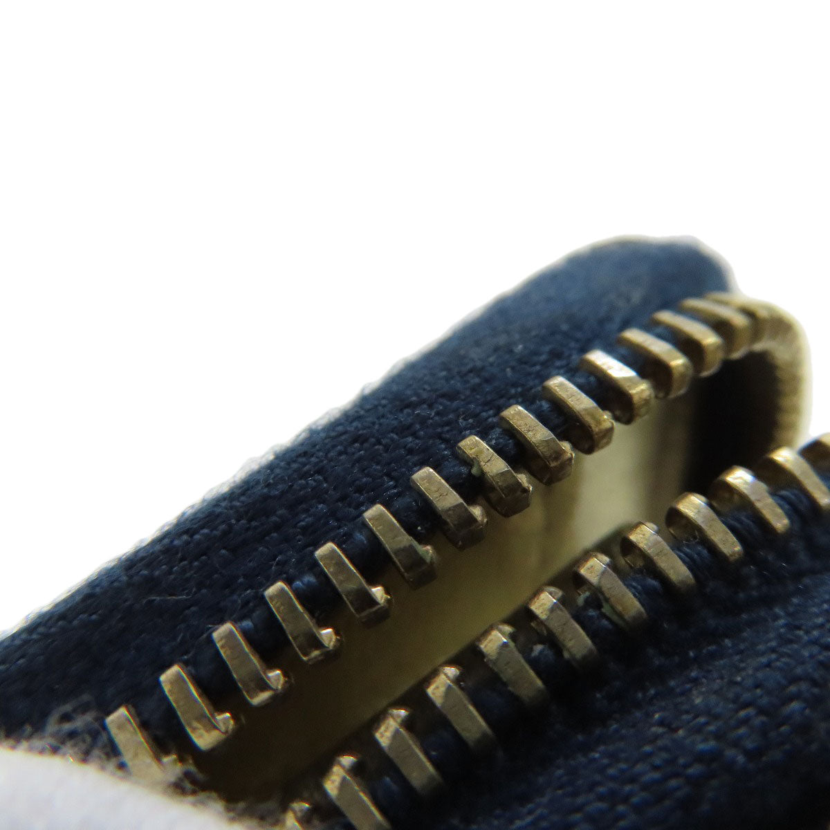 CHANEL COCO Mark Stitch GoldHardware coin purse Denim Ladies [Used]