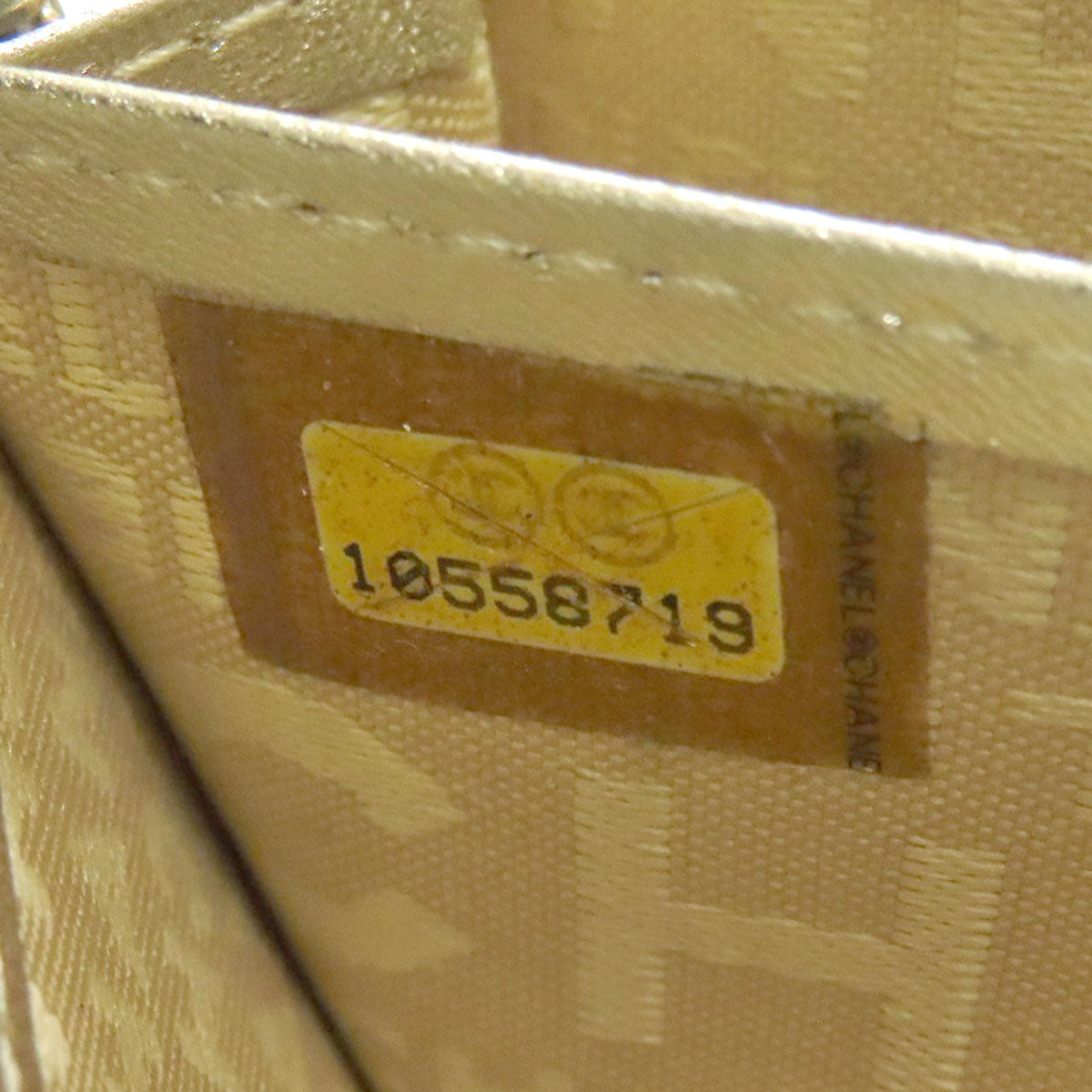 CHANEL COCO Mark Stitch GoldHardware coin purse Denim Ladies [Used]