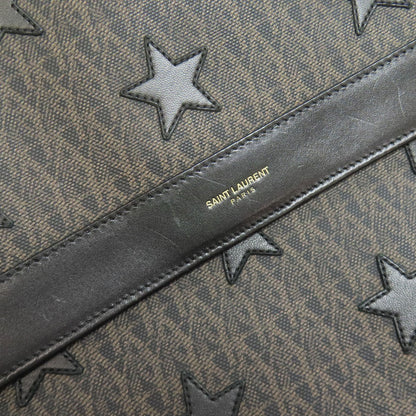 SAINT LAURENT Star motif Shoulder Bag PVC LeatherLadies [Used]