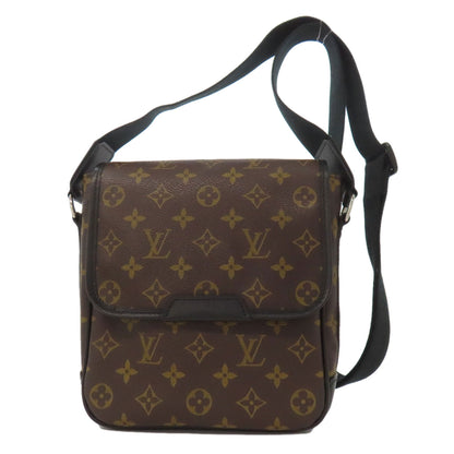LOUIS VUITTON M56717 Bus PM Monogram Macassar Shoulder Bag Monogram canvas mens [Used]