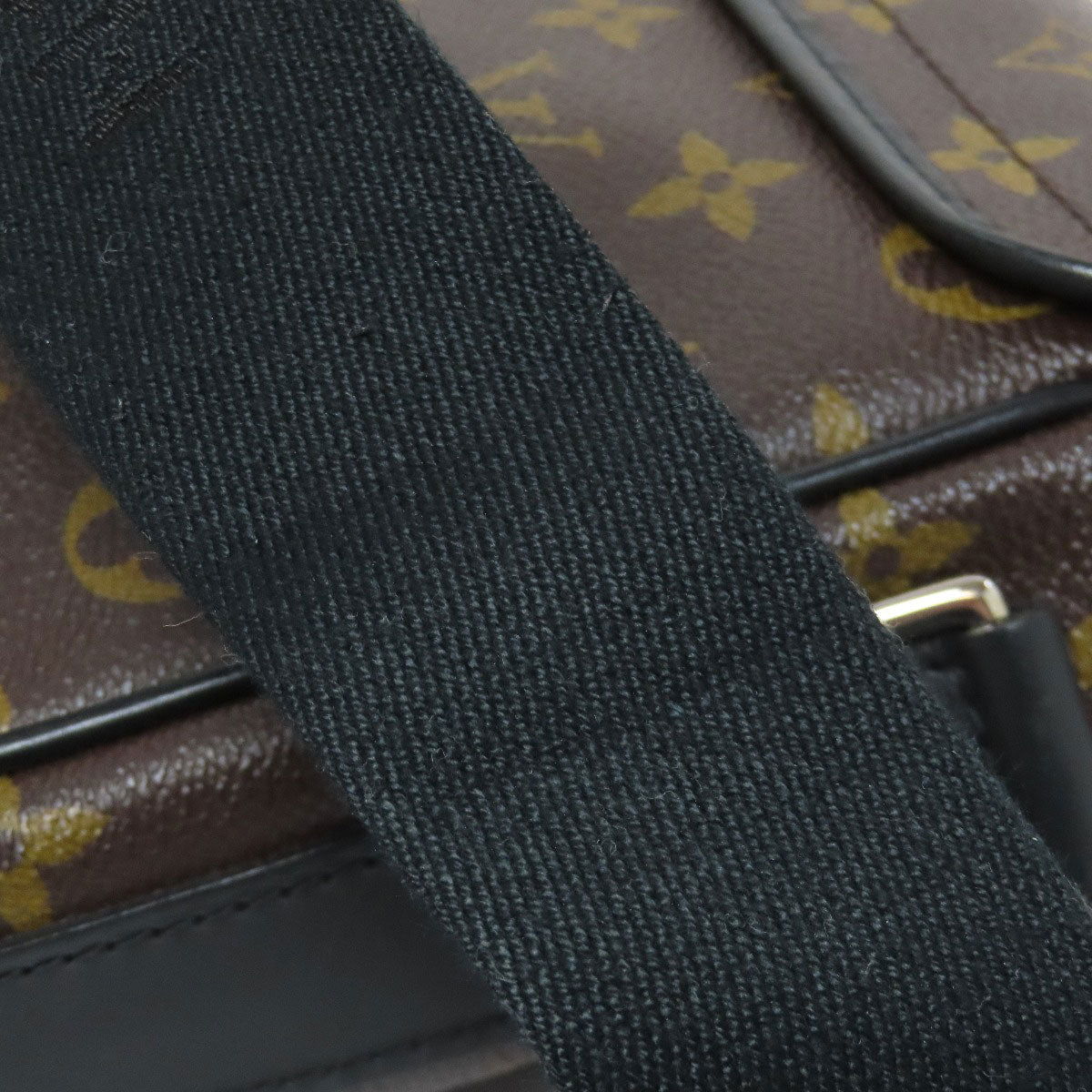 LOUIS VUITTON M56717 Bus PM Monogram Macassar Shoulder Bag Monogram canvas mens [Used]