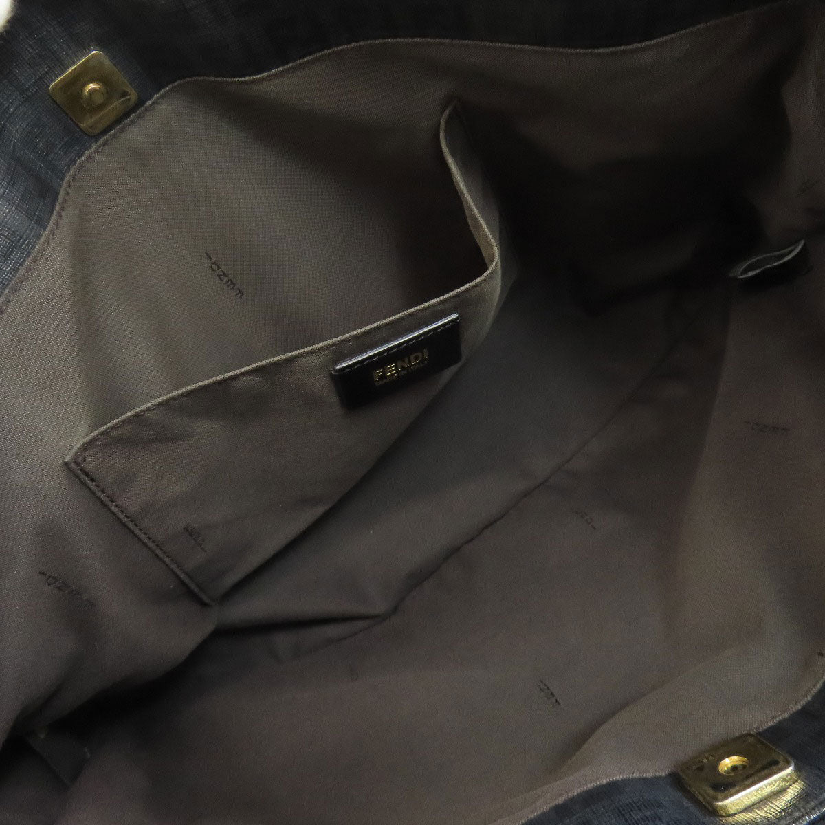 FENDI Zucchinopattern Tote Bag PVC Ladies [Used]