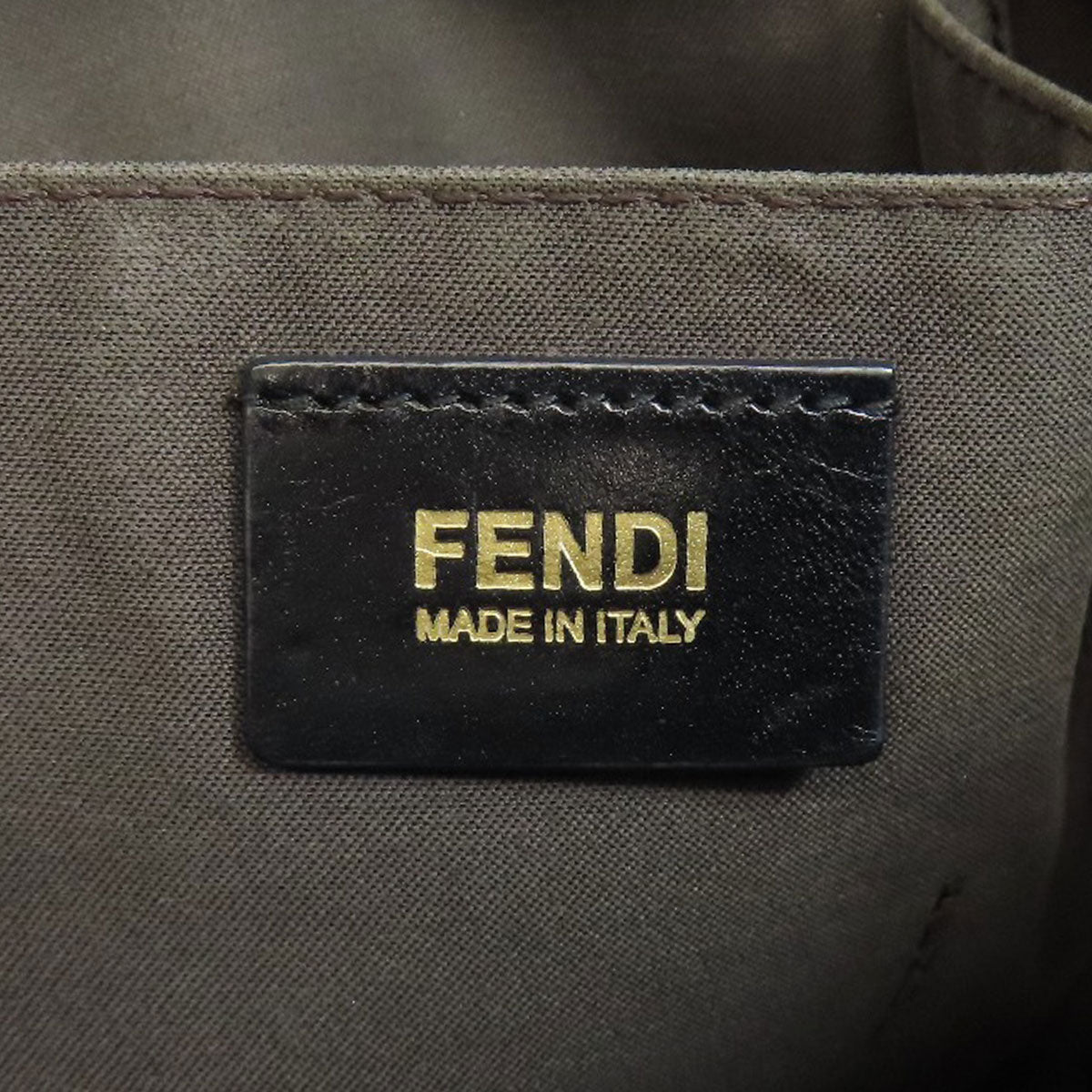 FENDI Zucchinopattern Tote Bag PVC Ladies [Used]