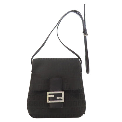 FENDI Zucca pattern Shoulder Bag Canvas Ladies [Used]