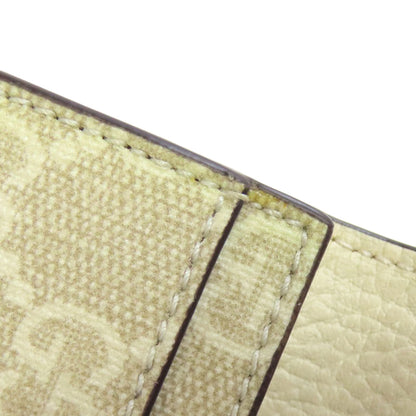 GUCCI 474748 Double G GG Card Case Calf PVCLadies [Used]
