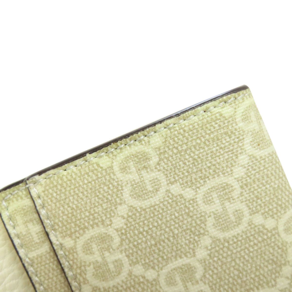 GUCCI 474748 Double G GG Card Case Calf PVCLadies [Used]